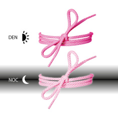 Reflex Schürsenkel rund - Rosa